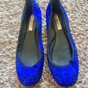 BCBG Royla blue ballet flats